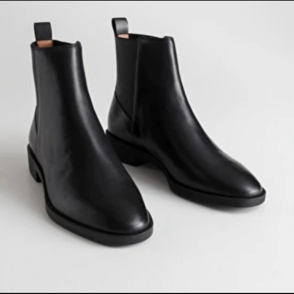 & Other Stories Shoes - & Other Stories Leather Chelsea Boot